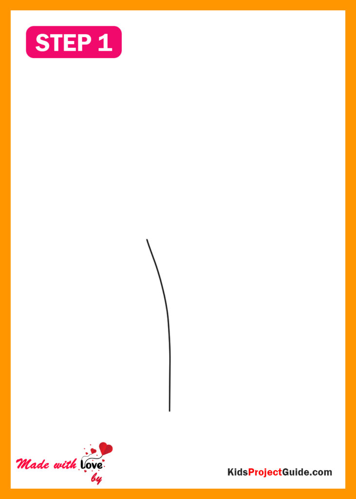How To Draw Maple Tree Step 1