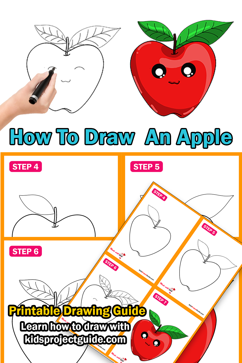 How To Draw An Apple 