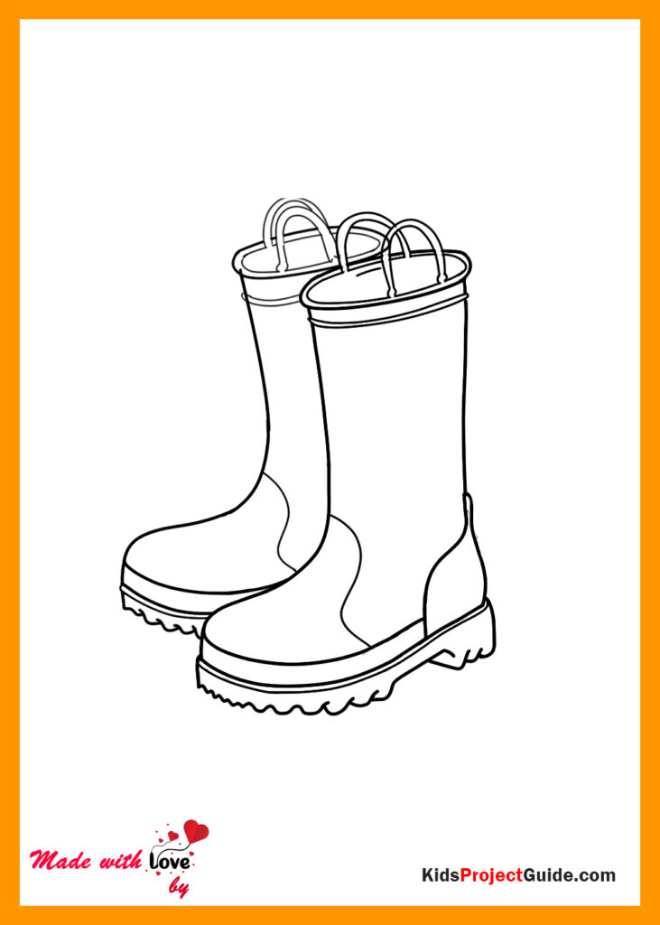 How To Draw Rain Boots: Easy Step By Step Guide