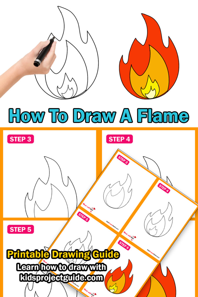 How To Draw A Flame | Easy Step By Step Guide