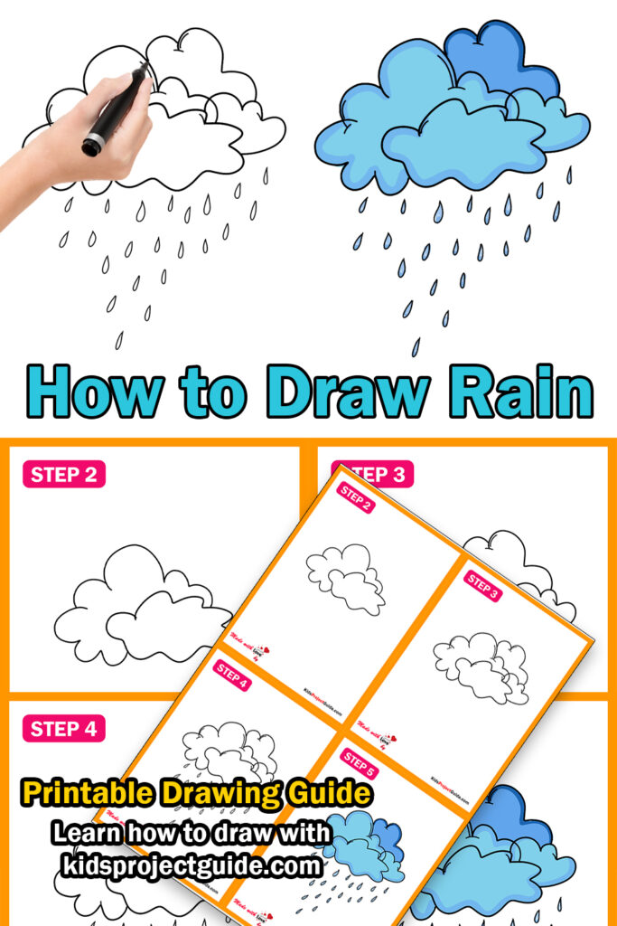 How To Draw Rain: Easy Step By Step Guide